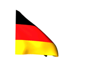 animierte Deutschlandflagge