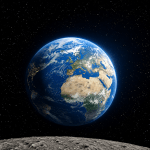 Erdaufgang auf dem Mond