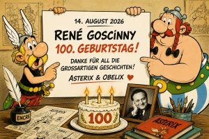 Asterix und Obelix gratulieren