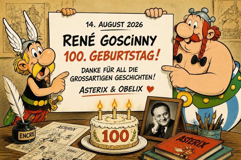 Asterix und Obelix gratulieren
