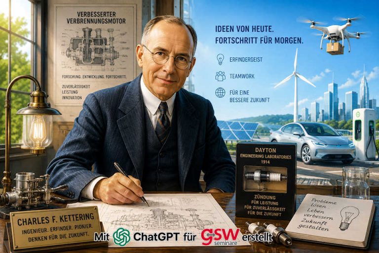 Charles Franklin Kettering im Labor