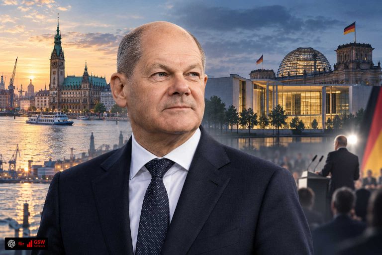 Bürgermeister und Bundeskanzler Olaf Scholz