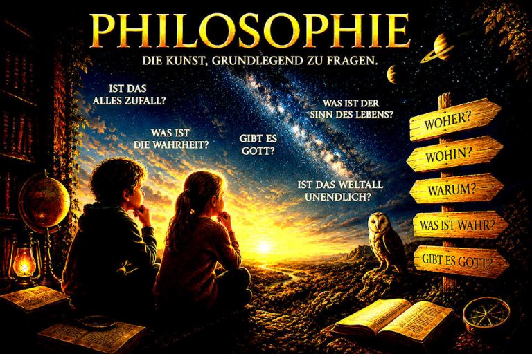 Philosophie Kinder Weltall