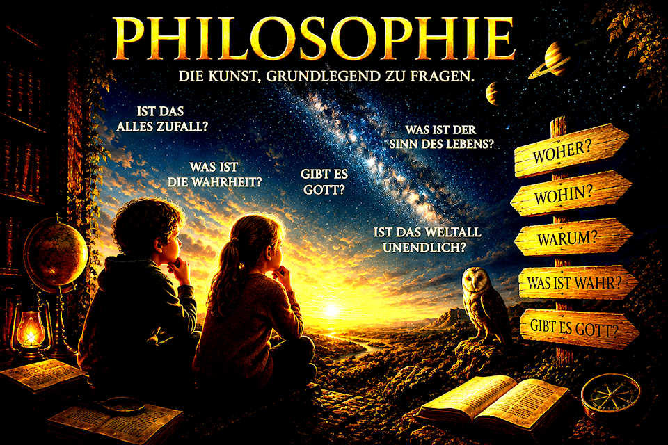 Philosophie Kinder Weltall