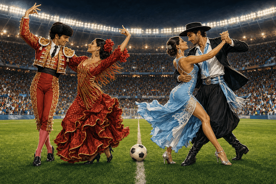 Endspiel Spanien - Argentinien