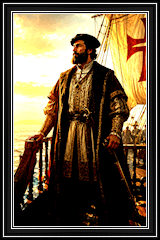 Vascoc da Gama an Bord Hochformat