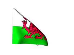 animierte Flagge Wales