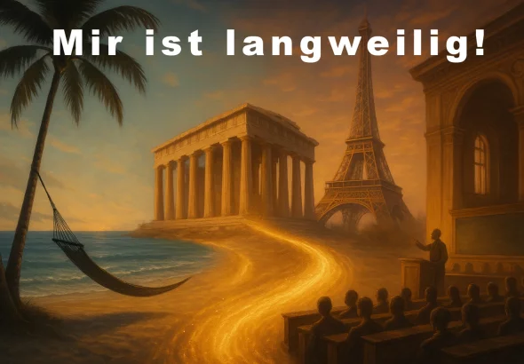 zurück in Europa, zu viel Sonne ist ungesund!