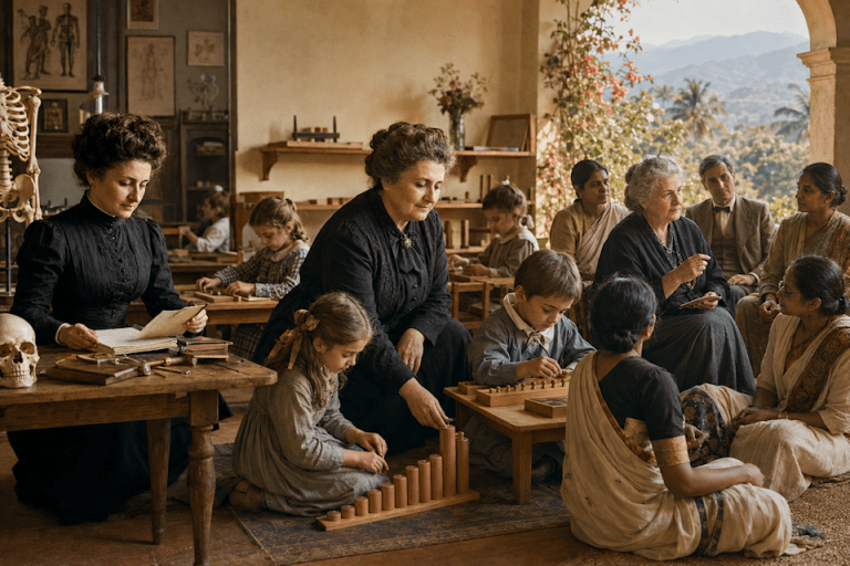 Maria Montessori Lebensstationen